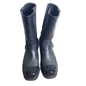 HARLEY DAVIDSON Mens Size  9.5 M Black Hustin Waterproof Motorcycle Riding Boots